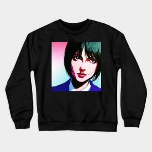 Pop Art Woman Crewneck Sweatshirt